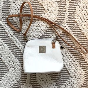 I Medici Firenze Italian Leather White Cross Body